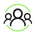 Join Draft Room favicon. 3 people joining a game symbol. 